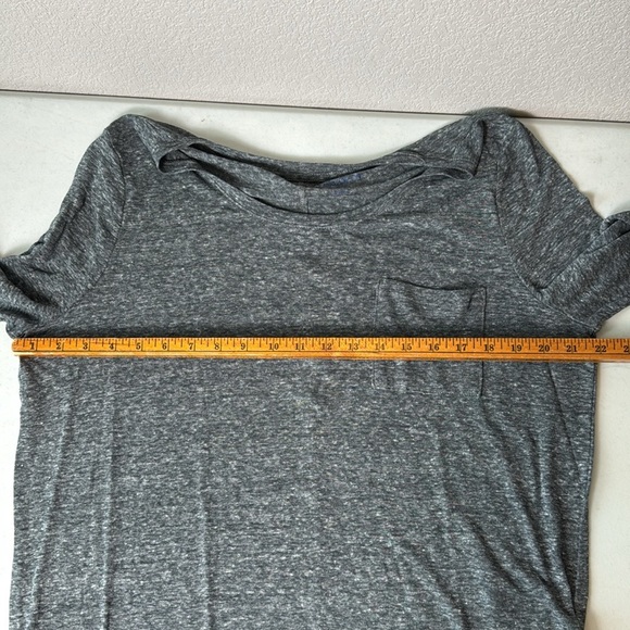 Gap linen‎ blend long sleeve pocket tshirt - Picture 7 of 9